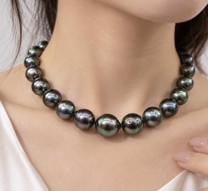 9-11 mm Baroque Tahitian Pearl Priscilla Necklace