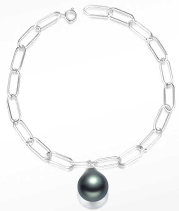 Dawn Tahitian Pearl TinCup Bracelet