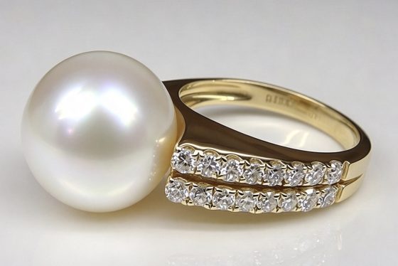 South Sea Pearl & Diamond Siena Ring