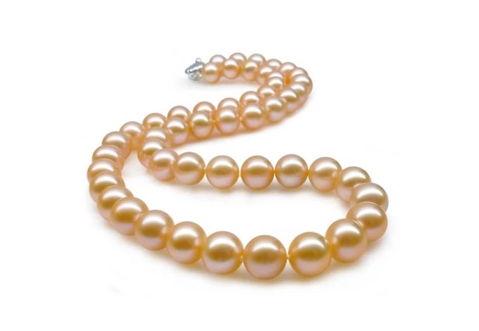 Collection Quality 9-10 mm Pink Pearl Necklace