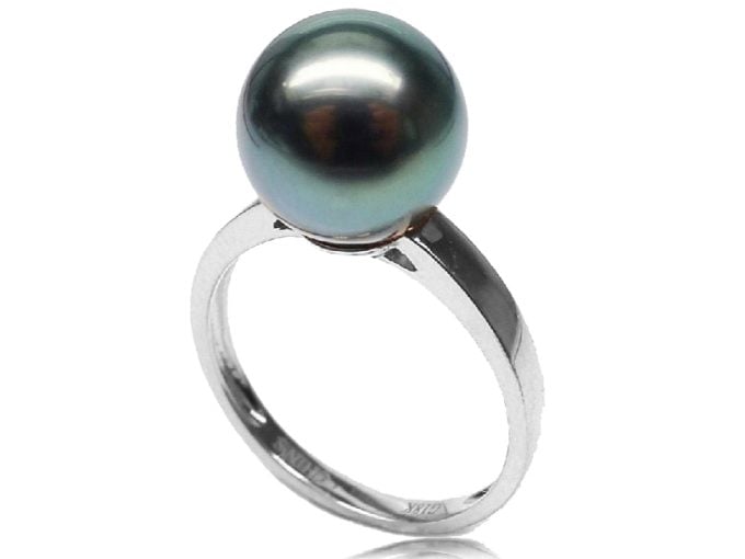 14K Gold Tahitian Pearl Johanna Ring