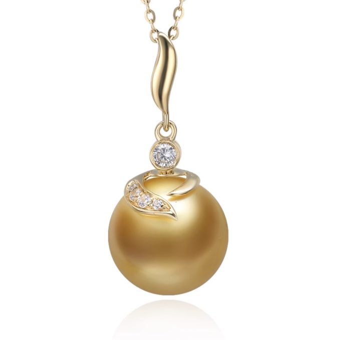 Joan South Sea Pearl and Diamond Pendant