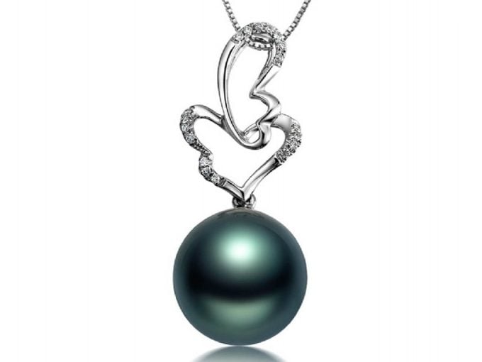 14K/18K Gold Tahitian Pearl Mae Pendant