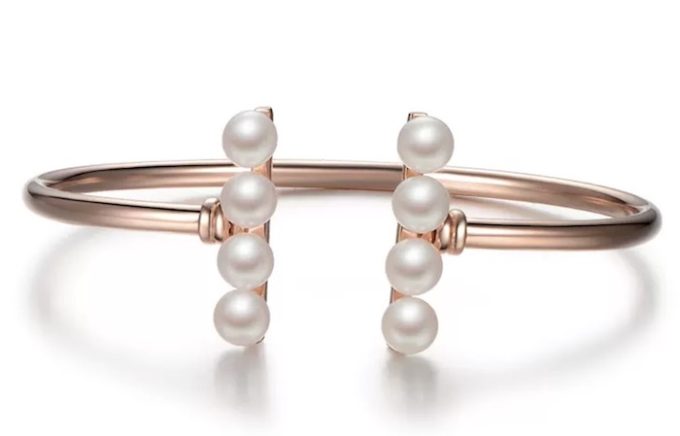 Akoya Pearl Freyja Bangle Bracelet