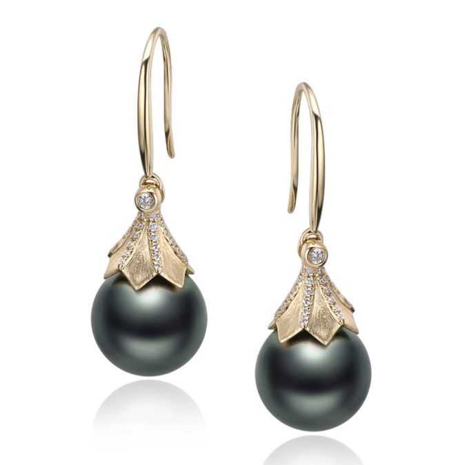 Lucy Tahitian Pearl Earrings
