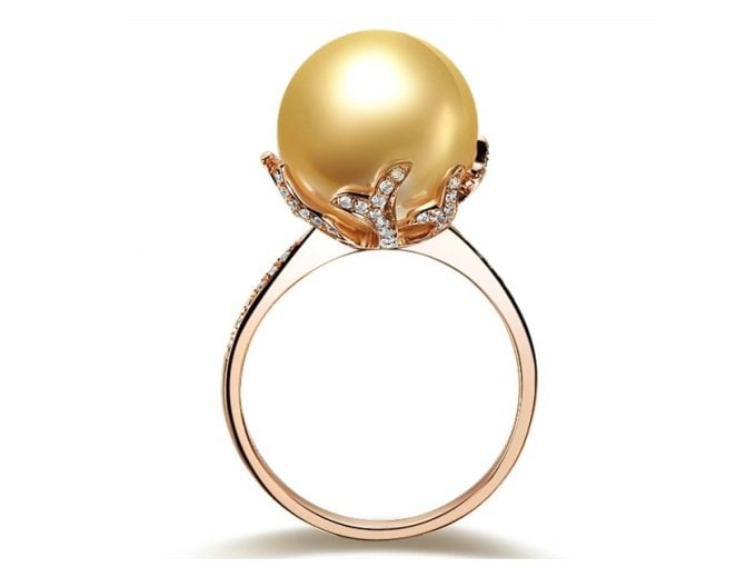 Doria South Sea Pearl and Diamond Ring