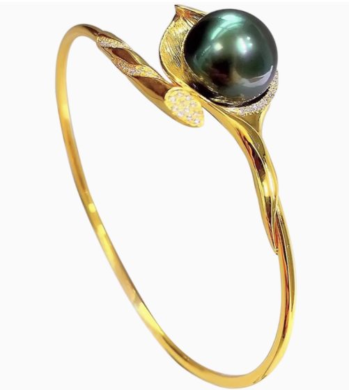 Tahitian Pearl Bangle Cora Bracelet
