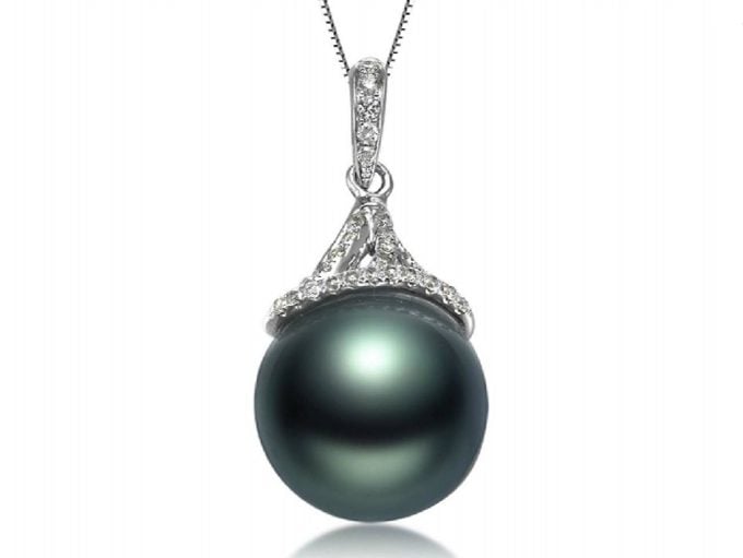 Corey Tahitian Pearl and Diamond Pendant