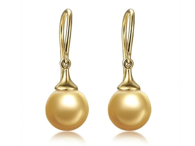 Natacha South Sea Pearl Earrings 14K/18K Gold