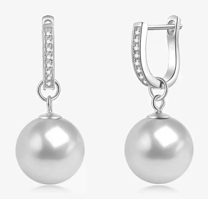 South Sea Pearl and Diamond Harper Earrings