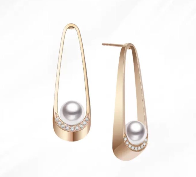 Bunny South Sea Pearl and Diamond Earrings