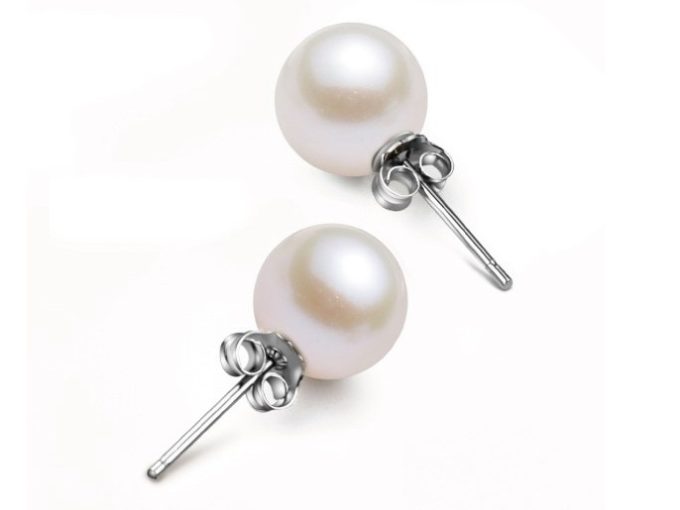 7-8 mm Multicolor Freshwater Pearl Set 14K Gold
