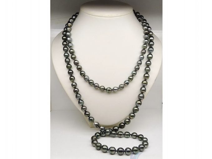 50-inch 9-11 mm Baroque Tahitian Pearl Necklace