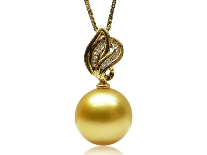 Ladislas South Sea Pearl and Diamond Pendant