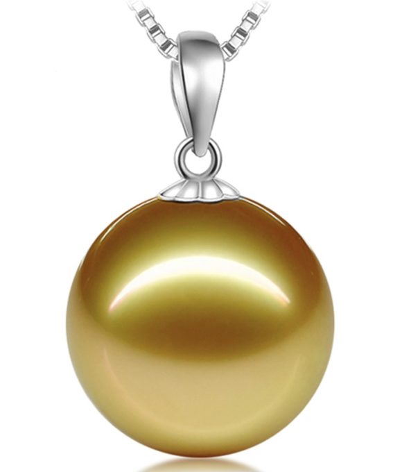 Helen Golden South Sea Pearl Pendant
